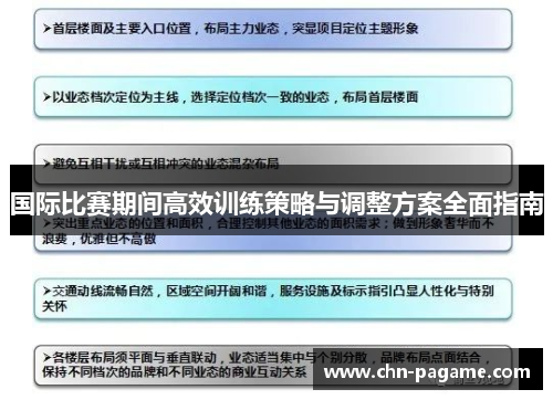 国际比赛期间高效训练策略与调整方案全面指南