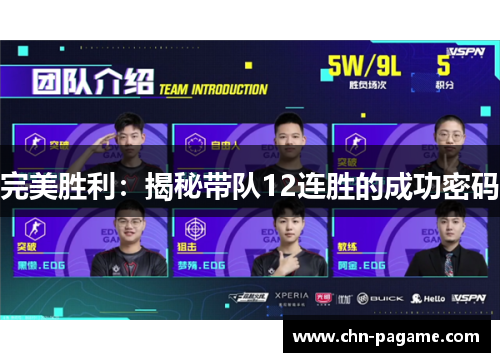 完美胜利：揭秘带队12连胜的成功密码